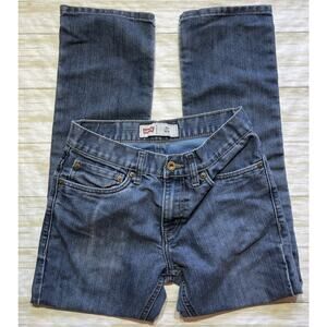 Levis 511 Slim Fit Boys Jeans Medium Wash Blue Denim Pants Size 16 REG 28x28